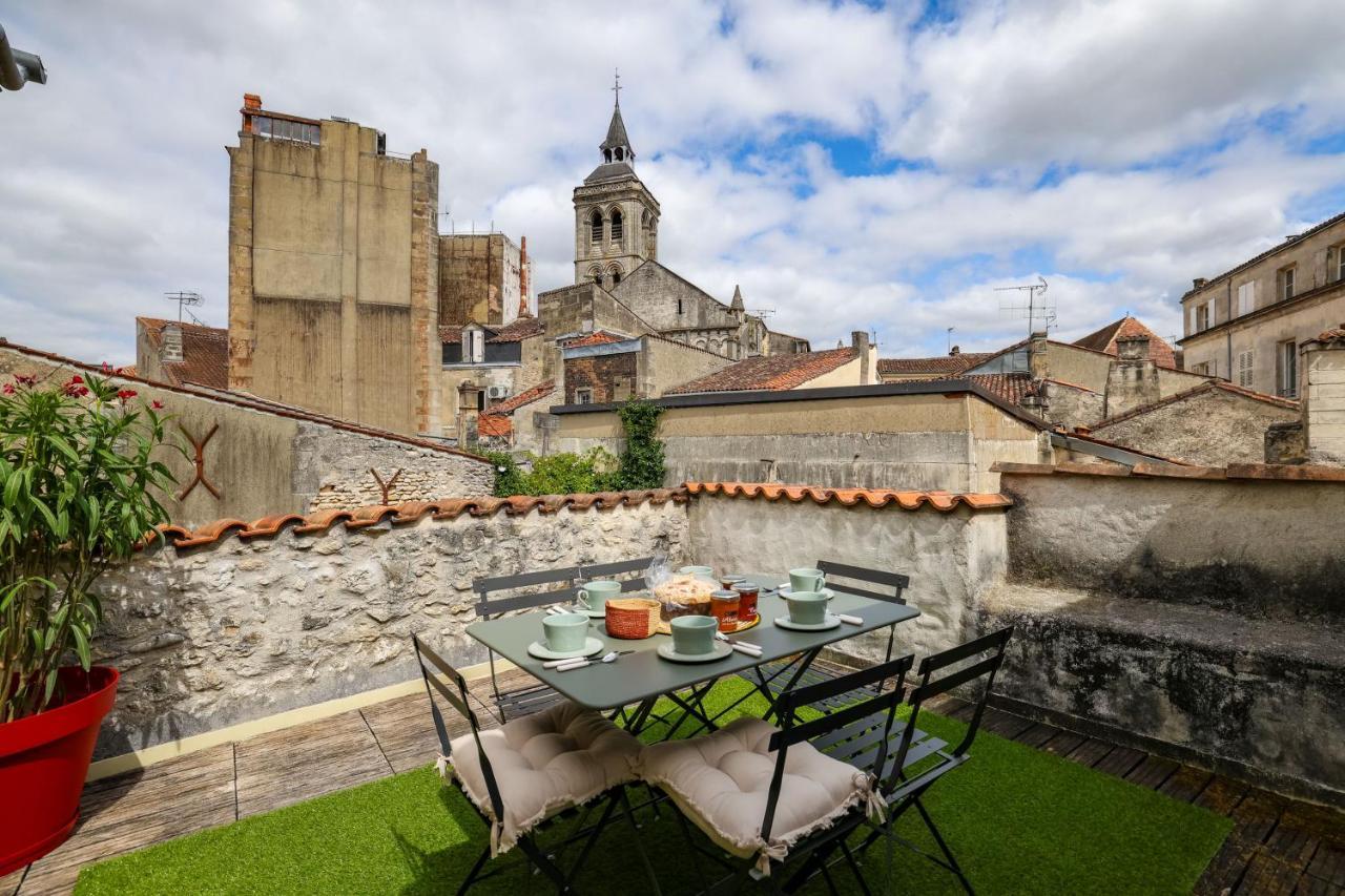 Apartmán Tour Du Palais #Terrasse #Vue Cognac Exteriér fotografie